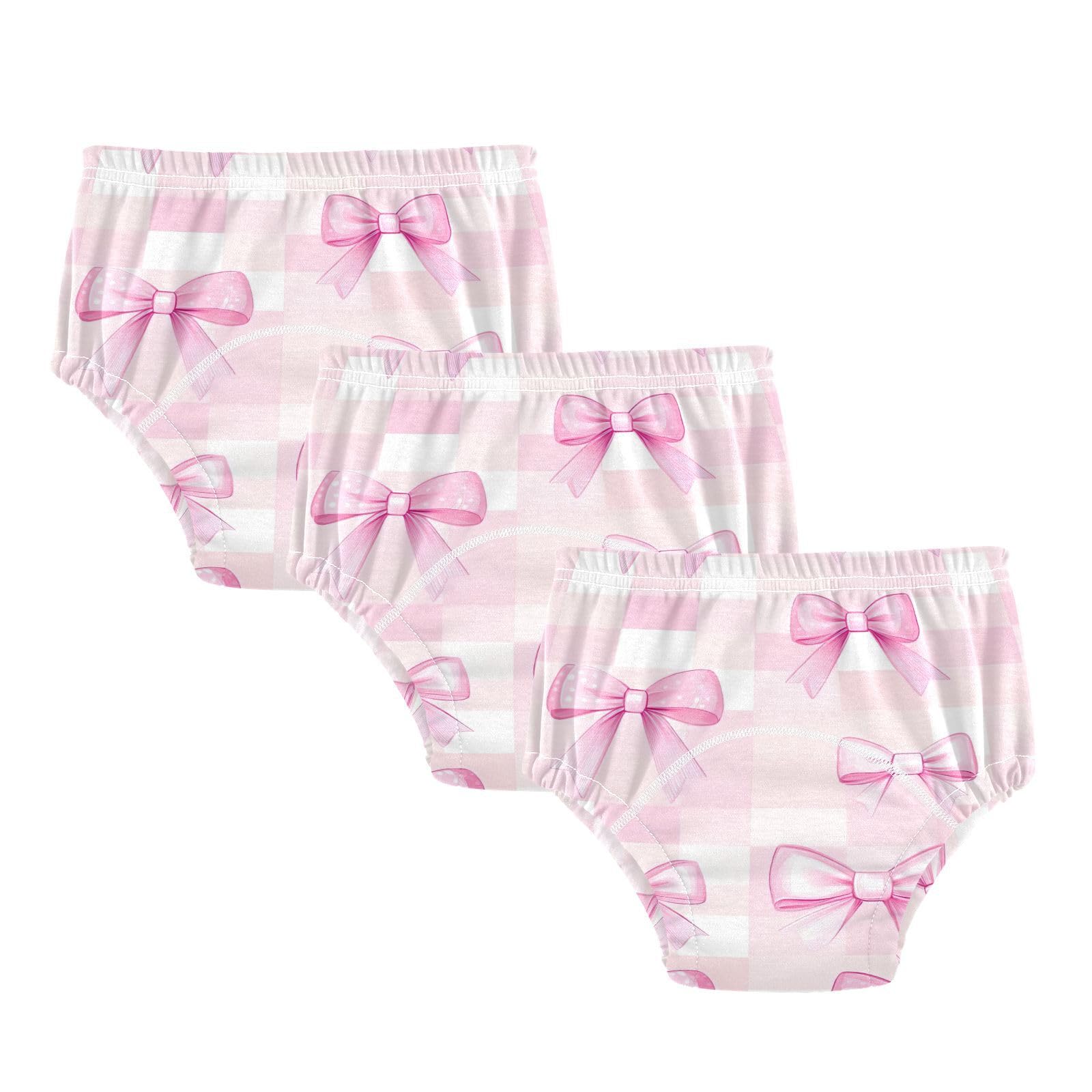 Coikll Bow Tie Toddler Training Underwear Waterproof Baby Pee Pants -4T