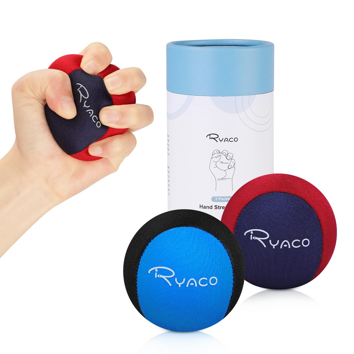 Amazon | RYACO ストレス解消ボール 握力ボール 握力トレーニング