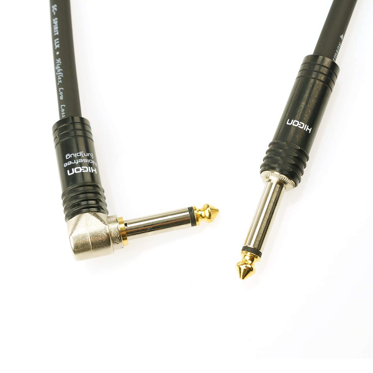 Instrumentenkabel SC-Spirit LLX, 1 x 0,38 mm² | Klinke / Klinke, HICON | 6,00m | schwarz