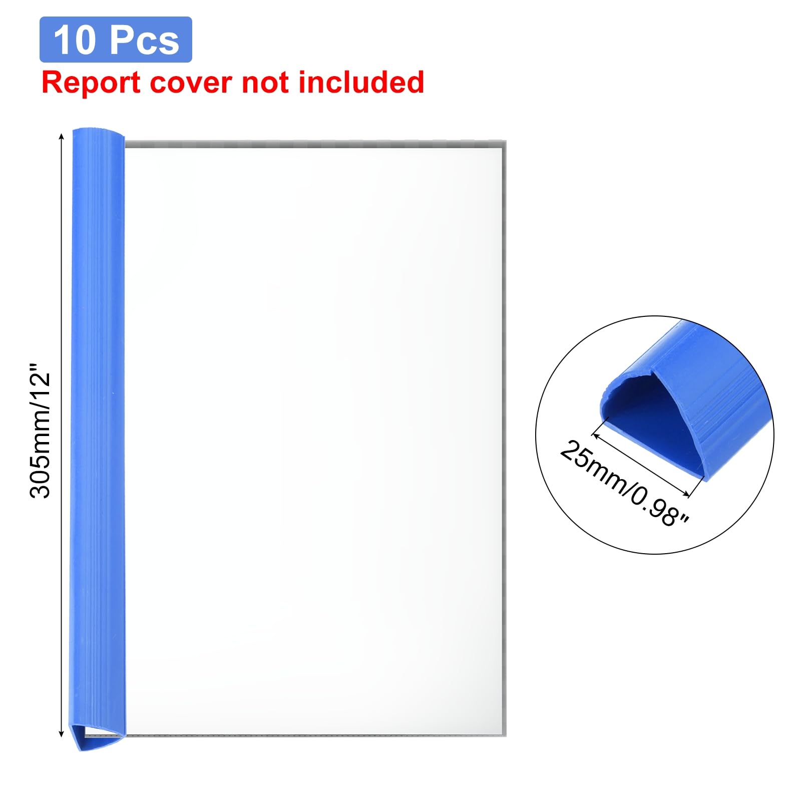 PATIKIL 10Pcs Binding Bars - Image 2