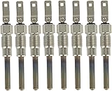 Superall 8Pcs/Set 12563554 Diesel Glow Plug for Chevrolet GMC Hummer H1 G30 G20 C1500 K1500 K2500
