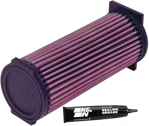 K&N Filtro de aire del motor Alto rendimiento, Premium, Filtro de aire Powersport Se adapta a YAMAHA 2002-2013 (YFM350R Raptor, YFM660 Grizzly Auto