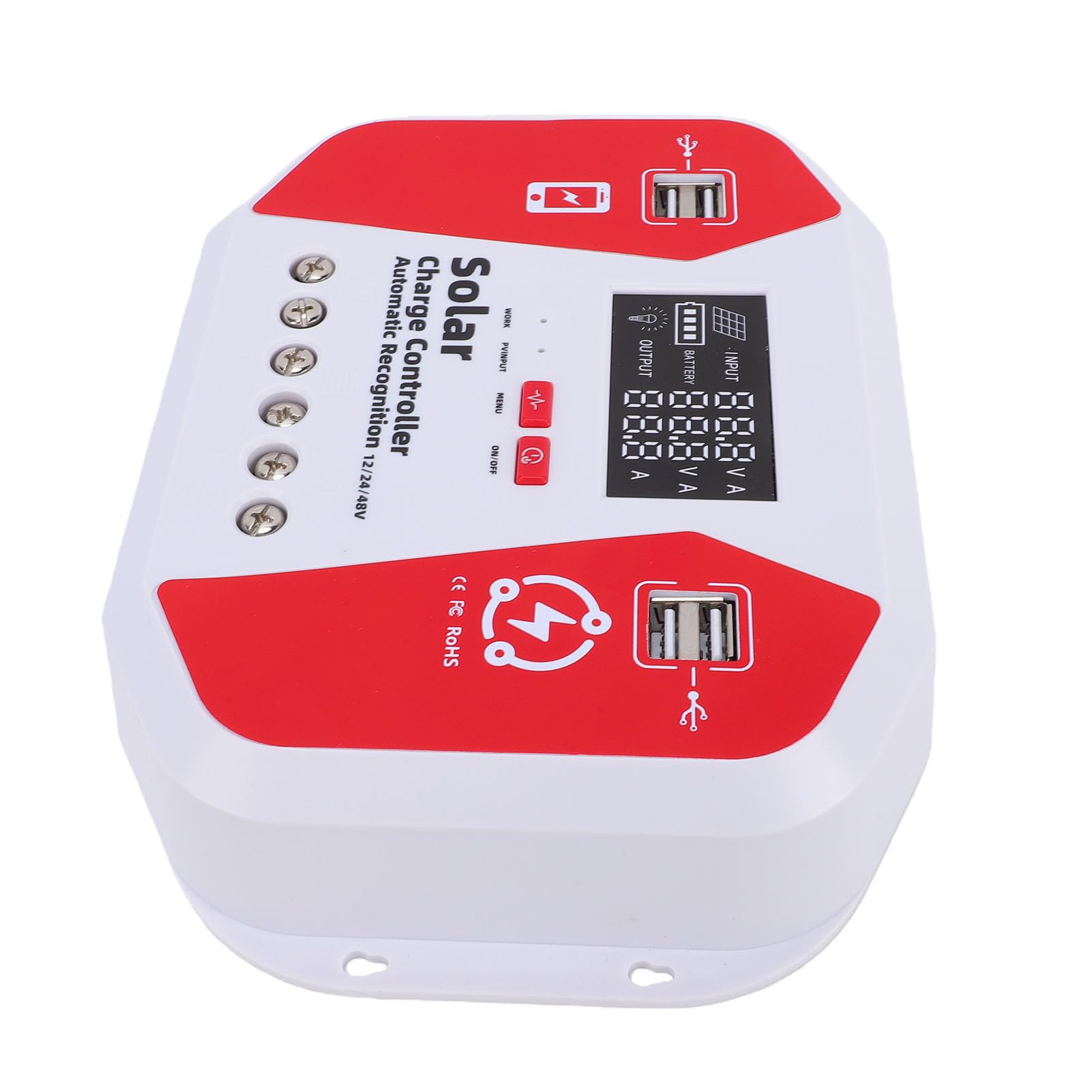 Sxhlseller 100A MPPT Controlador de Carga Solar Pantalla LCD Puertos USB