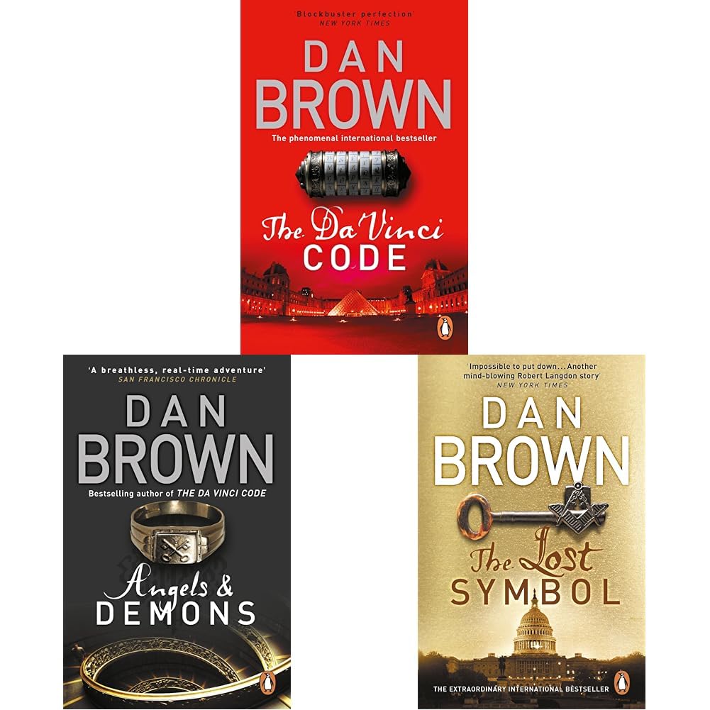 Angels and Demons + The Da Vinci Code + The Lost Symbol(Set of 3 Books)