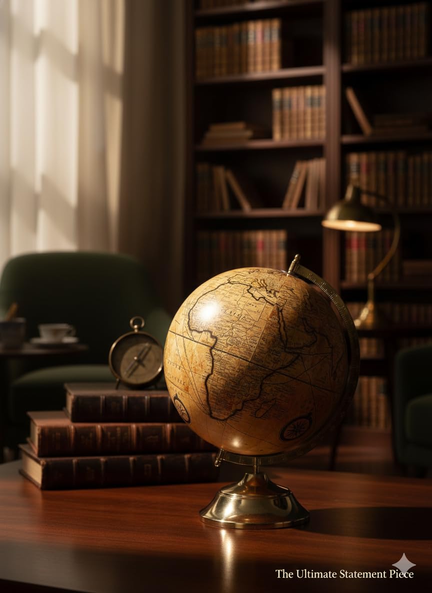 COSMIC GLOBE EXPORTS Rotating World Globe 12 Inch with Metal Arc and Stand for Home Décor, Office Decor and Decorations items,Study Table decor Items, Birthday, Party Gifts and Anniversary. 3