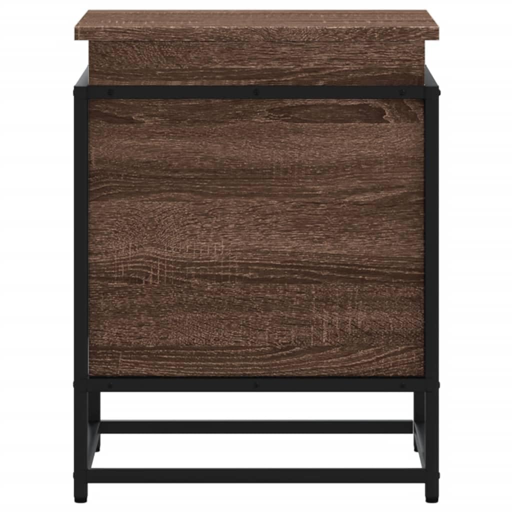ShGaxin Aufbewahrungsbox mit Deckel, Holz, braun, Eiche, 40 x 40 x 51,5 cm, Spielzeugtruhe, Aufbewahrung, Schlafzimmer, Truhe, Truhe mit Sitz, Aufbewahrungsmöbel - 848793