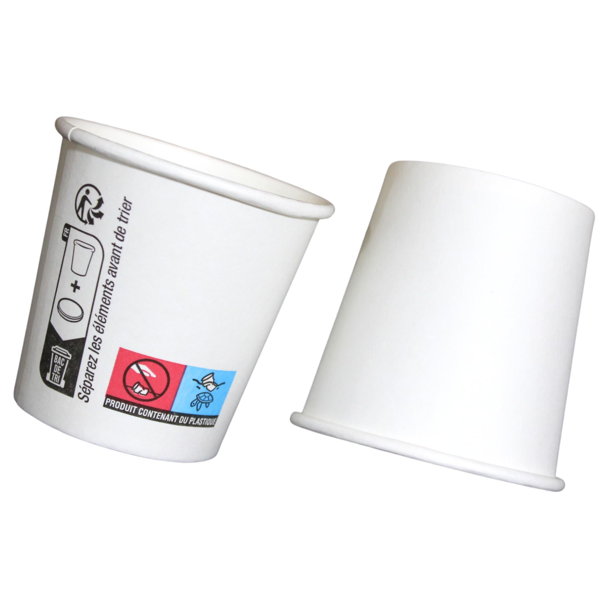 [900 pcs] Gobelets jetables en carton 120ml, Tasses/Verres jetables 4 oz pour Café et Espresso, Gobelet Épais de haute qualité Idéal Bureau et Événements + 100 GOBELETS OFFERTS