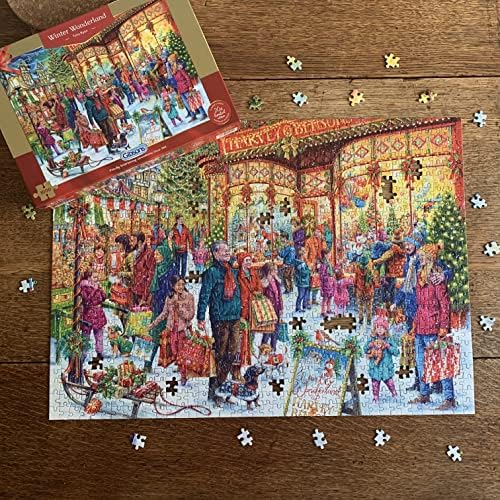 Christmas Limited Edition 2022 - Winter Wonderland 1000 Piece Jigsaw Puzzle | Christmas Jigsaw Puzzle | Sustainable Puzzle for Adults | Great Gift for Adults | Gibsons Games