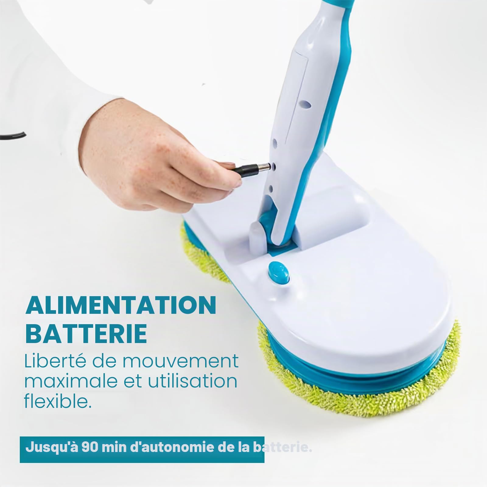Mediashop Hurricane Balai à laver les sols Floating Mop