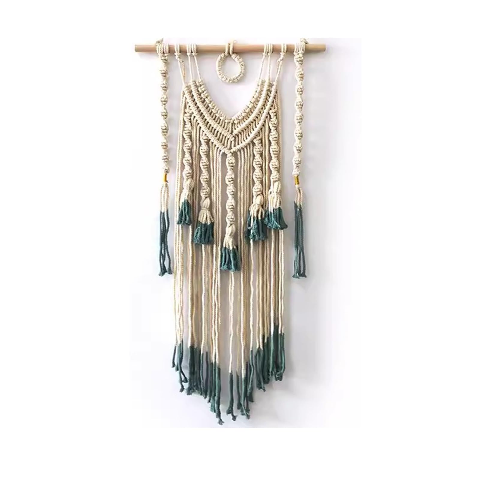 Rideaux en macramé Tenture Murale en Macramé Long en Coton, Rideaux Muraux en Macramé pour Fenêtres, Toile De Fond De Mariage en Macramé
