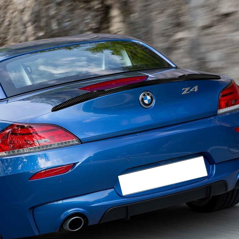 Miniatura 5 de Alerón de la tapa trasera del maletero de fibra de carbono real negra compatible con BMW Z4 E89 2009-2016, JDM 2010 2011 2012 2013 2014 2015