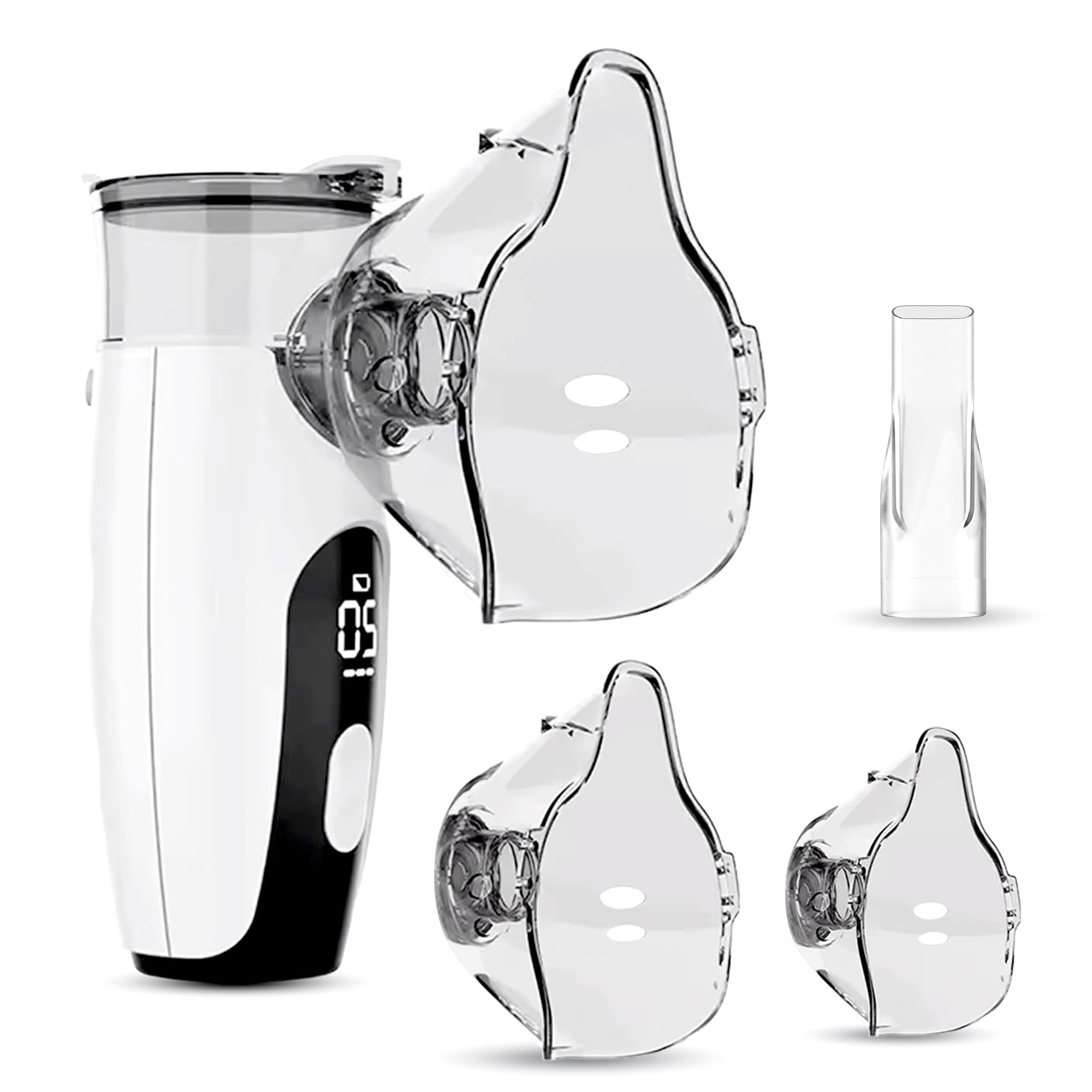 Q DEVICES Portable QDP099 Mesh Nebulizer, Adaptable for Kids and Adults, Single Button, Battery Powered, Handheld, Rechargeable-image-28