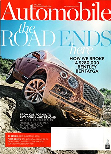Automobile Magazine - July 2016 | Bentley Bentayga