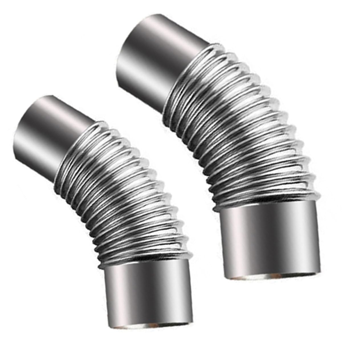 Rura kolankowa 45 stopni, kolanko rury kominowej ze stali nierdzewnej, adapter kominowy, piec, podgrzewacz wody (100 mm)