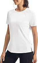YSENTO Damen Sportshirts Kurzarm Atmungsaktive Laufshirt Funktionsshirt Yoga Fitness T-Shirts Leicht Sommer Oberteile