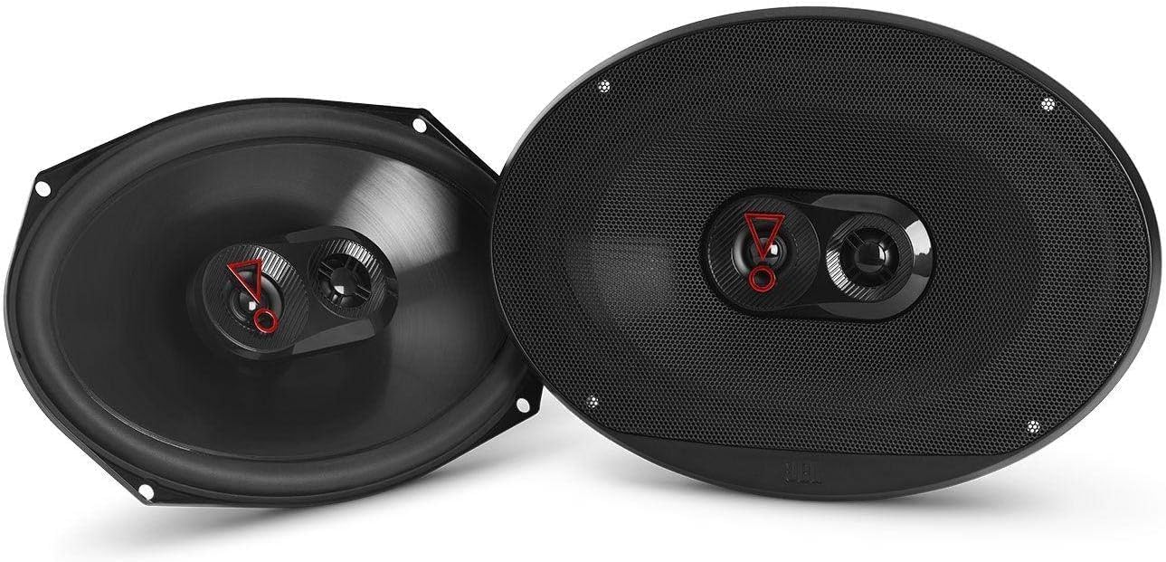 JBL Stage3 9637 Set di casse auto a 3 vie di Harman Kardon - Altoparlanti auto da 375 Watt - Scatola ovale JBL grande 6" x 9" (152 mm x 230 mm)