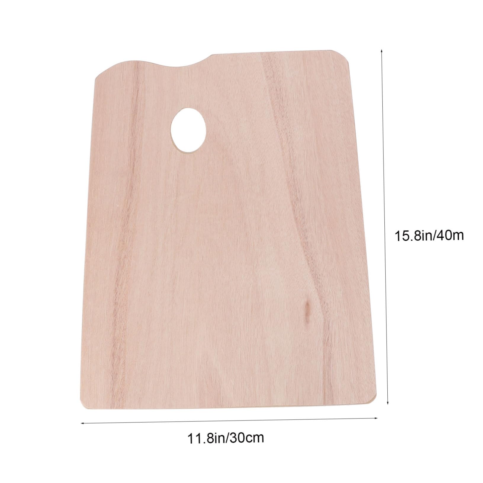 ULDIGI 1pc Wooden Palette Wooden Color Mixing Tray Paint Mixing Trays Paint Color Tray Watercolor Tray Wood Artist Painting Wooden Tray Oil Painting Paint Plate Square Oil Paints Child