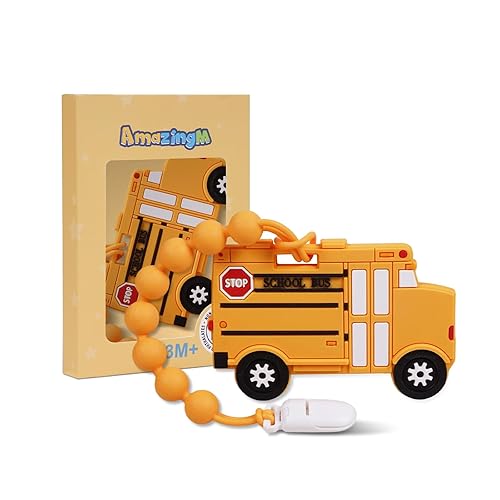 Miniatura 10 de Juguete mordedor de silicona de grado alimenticio para bebés con soporte para chupete, juguetes de dentición para niños y niñas, apto