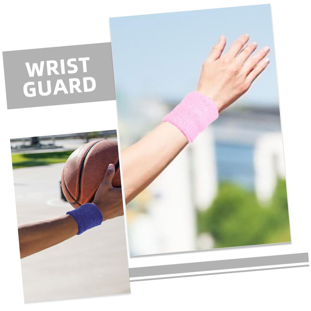 BESTonZON 12Pcs Elastic Wristbands for Sports Stylish Wrist Sweatbands for Teens Durable and Comfortable Athletic Wrist Wraps for Basketball Running and Outdoor Activities