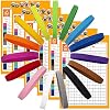 GAMUDA 15 Newborn Puppy Collars – 6 Record Keeping Charts – Super Soft Nylon Whelping Puppy Collars – Adjustable Litter Collars for Pups – Assorted Colors & Identification Collars