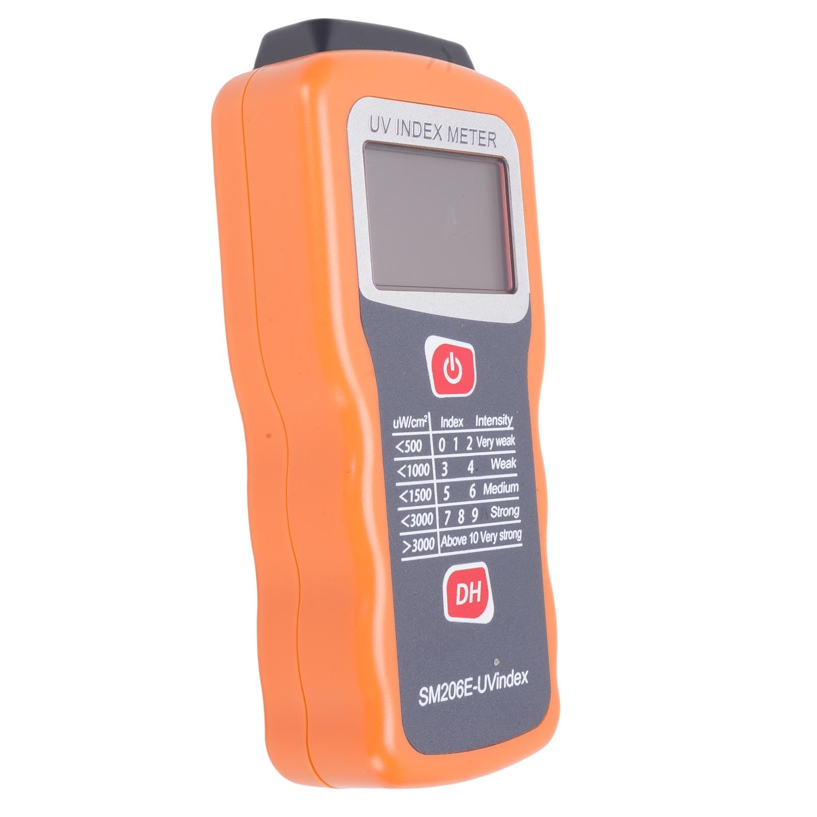 Probador de Radiación Solar con Pantalla Digital y Hold de Datos - 1-1999999 μW/cm² Medidor UV para Física, óptica, Meteorología - Dispositivo de Medición de Resistencia a la