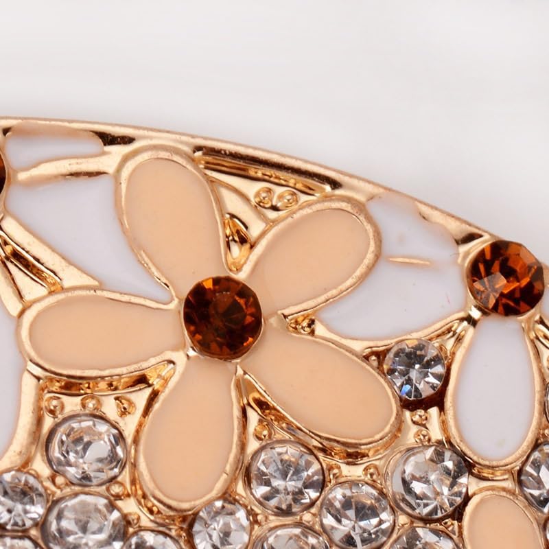 Car Keychain for Women with Rhinestone Heart Shape Handbag Pendant Bling Girl Cute Keyring Gift for Christmas Birthday Anniv. - Image 7