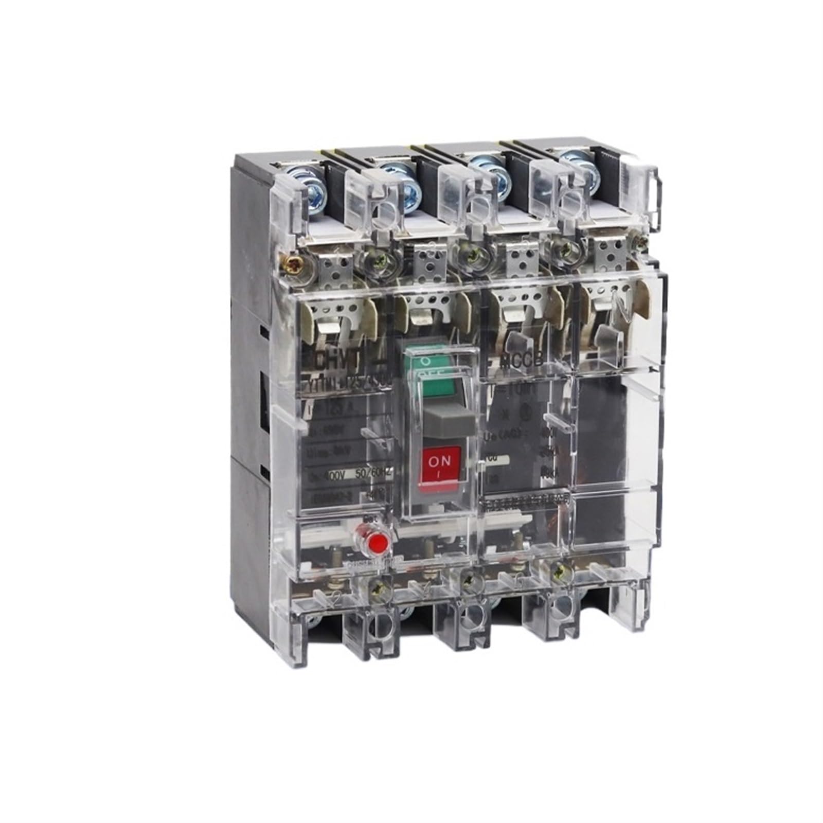 Interruttore automatico scatolato MCCB 4P 250A CB Singolo trifase 4 poli protettore di terra ad alta corrente(250A)