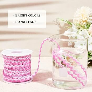 ribbon gather rib blouson 【PELLICULE】 Amazon.com: GORGECRAFT 24 Yards 4 Styles RIC Rac Ribbon 1/4