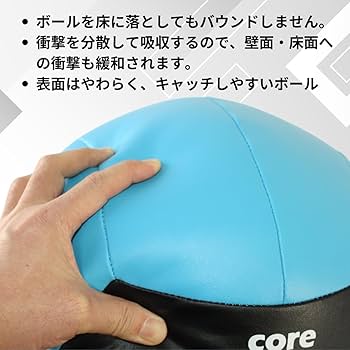 アメリカンバーベル メディシンボール 20LB (ウォールボール) ソフトメディシンボール 3kg ウォールボール マニュアル付 体幹