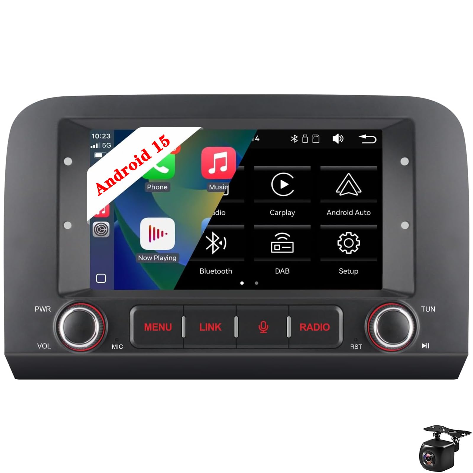 Ciosipul 8Core 8+256G 7Inch Car Radio Stereo For Fiat Croma 2005-2012 Android Wireless Carplay