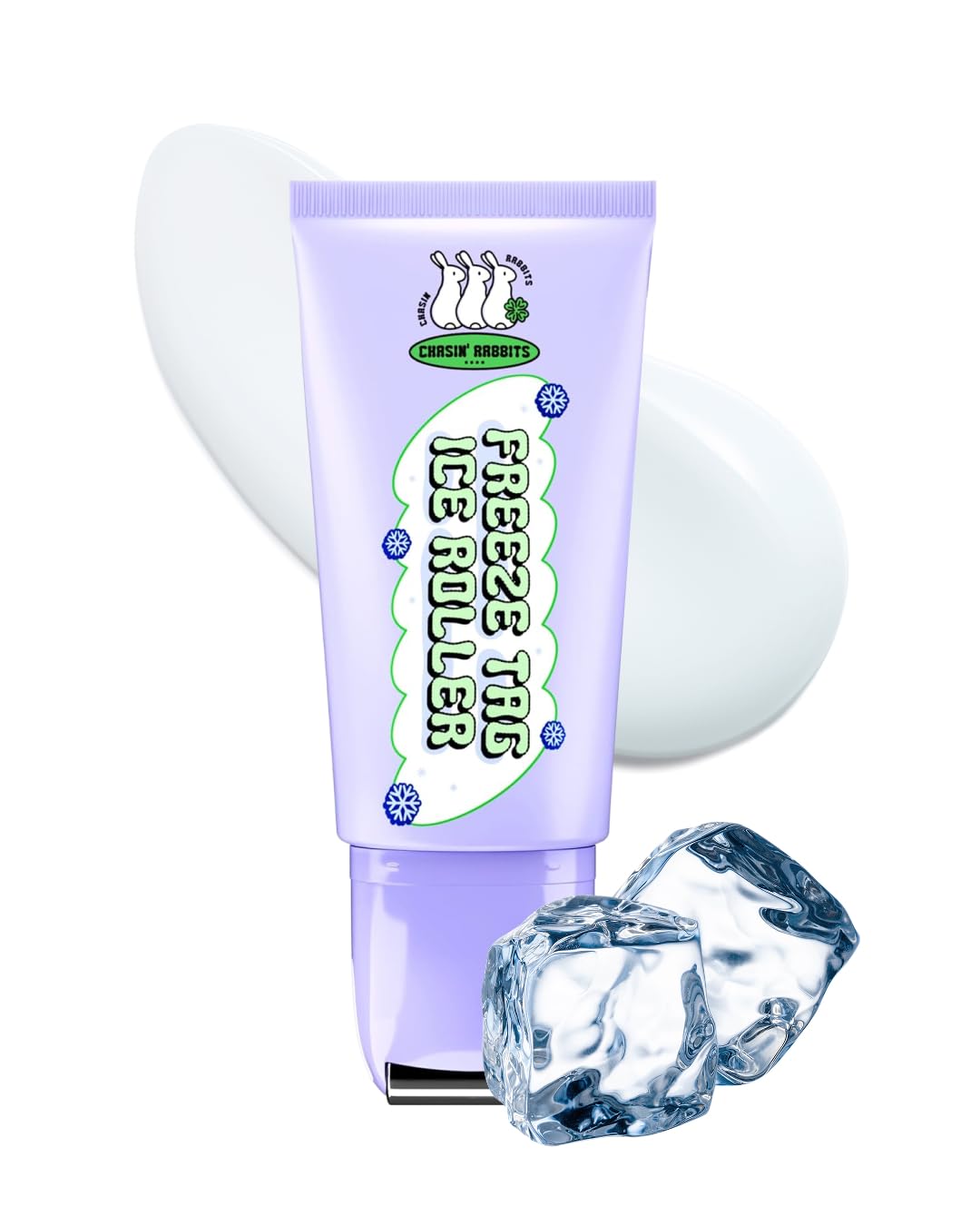 CHASIN RABBITS Freeze Tag Ice Roller 1 69 fl oz Cold Face Roller Pore Tightening Skin Firming Derma