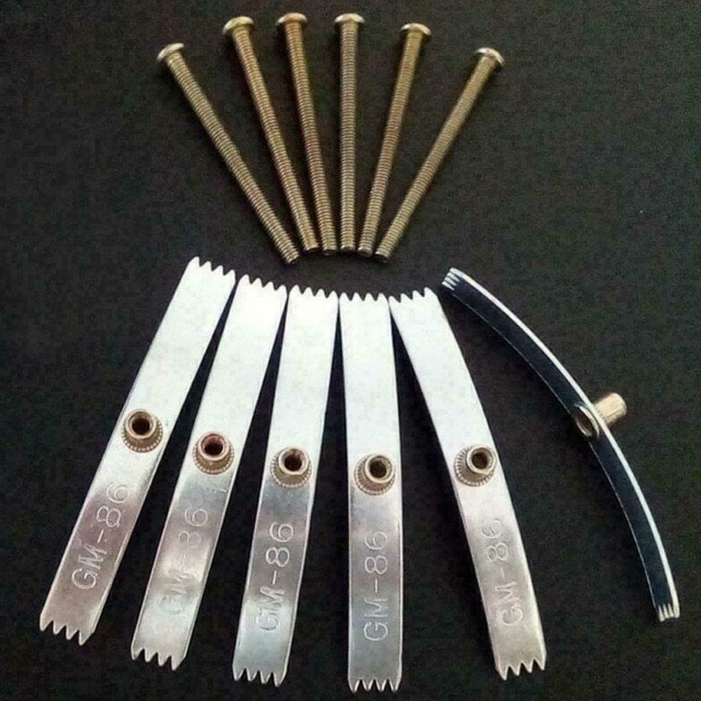 FUBESK 10 viti di riparazione per scatole da parete, in acciaio, per prese elettriche