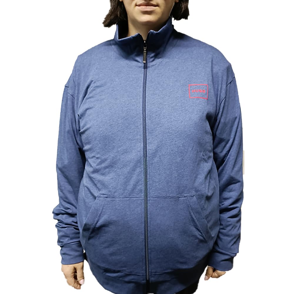 HUGO Laze Zip Jacket Ropa de estar por casa_Chaqueta Hombre (Pack de 1)