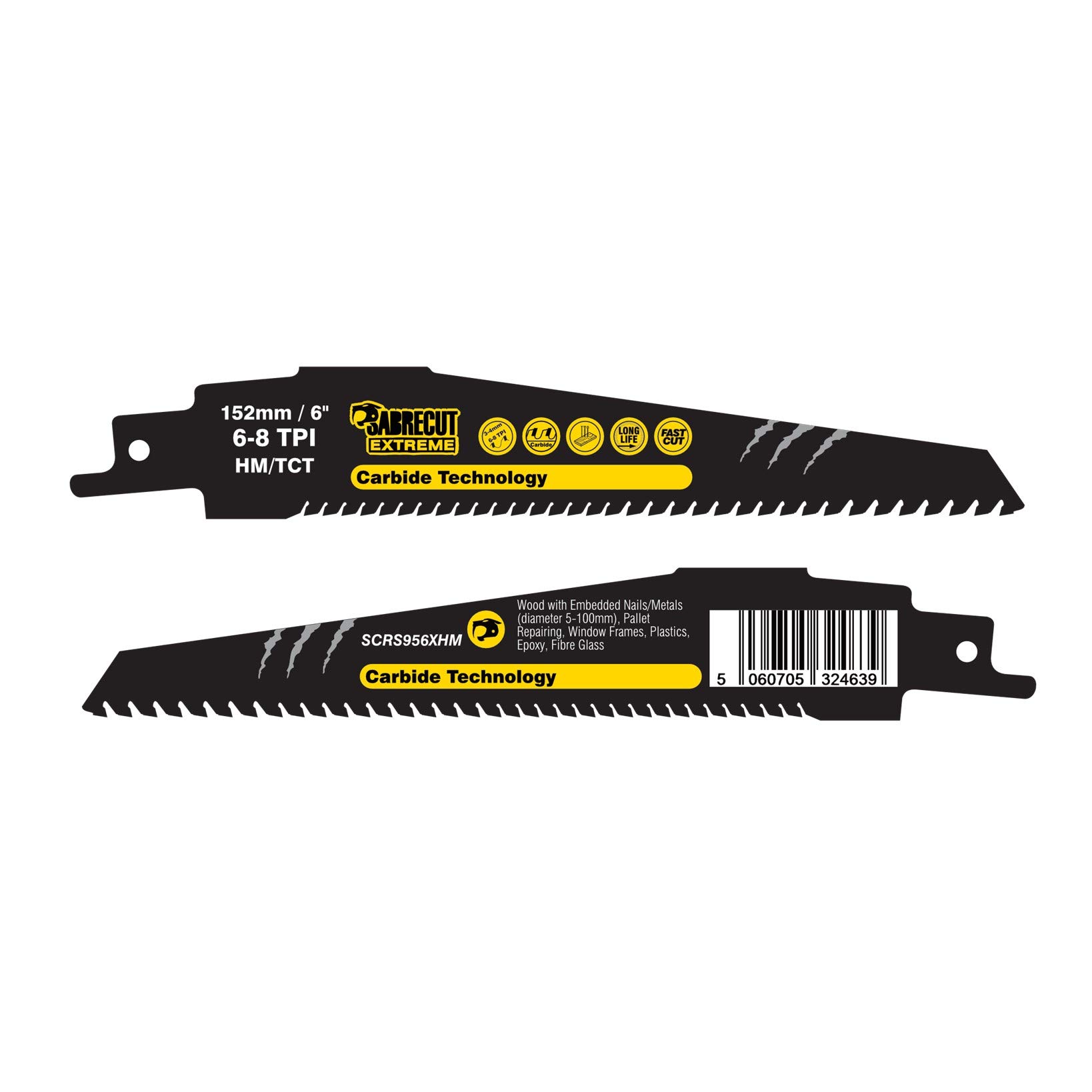 Lame De Scie Sabre S1122HF Pour Métal Et Bois 225mm - BOSCH