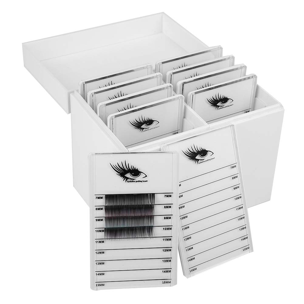 ANKROU 10 Couches Boîte De Rangement De Cils En Acrylique, Outil D'extension De Support De Cils, Organisateur De Maquillage Support De Palette De Colle De Faux Cils, Organisateur D'extension