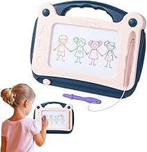 Koolbitz Doodle Pad for Kids 21CM - Magnetic Drawing Doodle Board with Pen and Slide Eraser - Colourful Display Reusable Doodle Educational Toy for Boys and Girls Ages 3+ Years