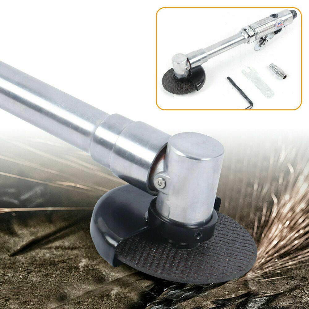 DNYSYSJ Long Handle Air Angle Grinder Polisher Air Cutter Grinding Tool for Polishing Cut Off Metal (Angle Grinder)