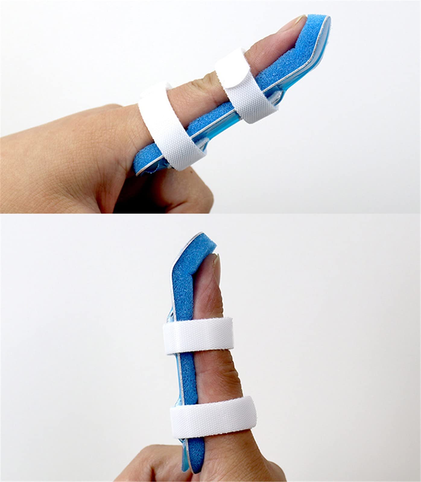 5PCS Stecca per Dito Stecca per Dito in Metallo con Dito in Alluminio per Dita Immobilizzante con Morbida Schiuma - Ideale per Dito O Pollice Rotto/fratturato, Artrite (Size : M)