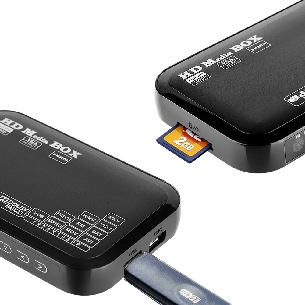 Gecheer Multimedia Player Full HD 1080P Scheda Esterna - Dettaglio