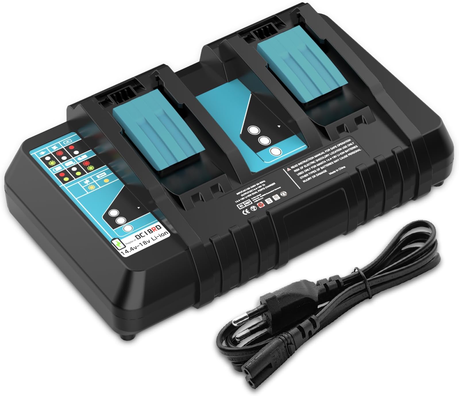 Waley BL1850 18 V 5.0Ah Batteria Di Ricambio Per Utensile Elettrico Maka 5000mah BL1840 BL1860 Batteria Con Display A LED 18 V 5A - Foto 5