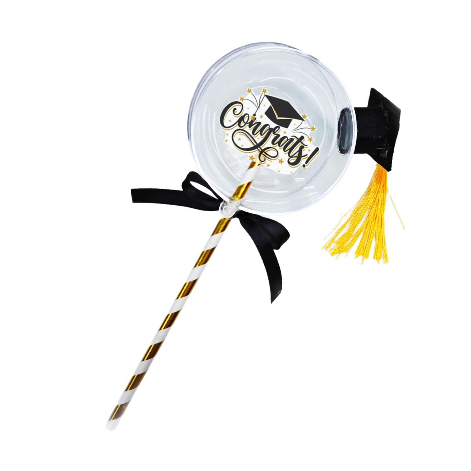 Msioytog Doctorial Hat Candy Ball Acrylic Chocolate Container for School Celebration and Guest Gifts Graduation Caps Accessories Graduation Candy Ball