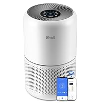 LEVOIT Purificatore d’Aria per Allergie e PM2.5, Filtro HEPA, Guarda Qualità dell’Aria, Contro 99,97% dei Acari Polveri Pollini Odori Muffe, CADR 258m³, h, 54m², 24dB Modalità di Sonno e Auto