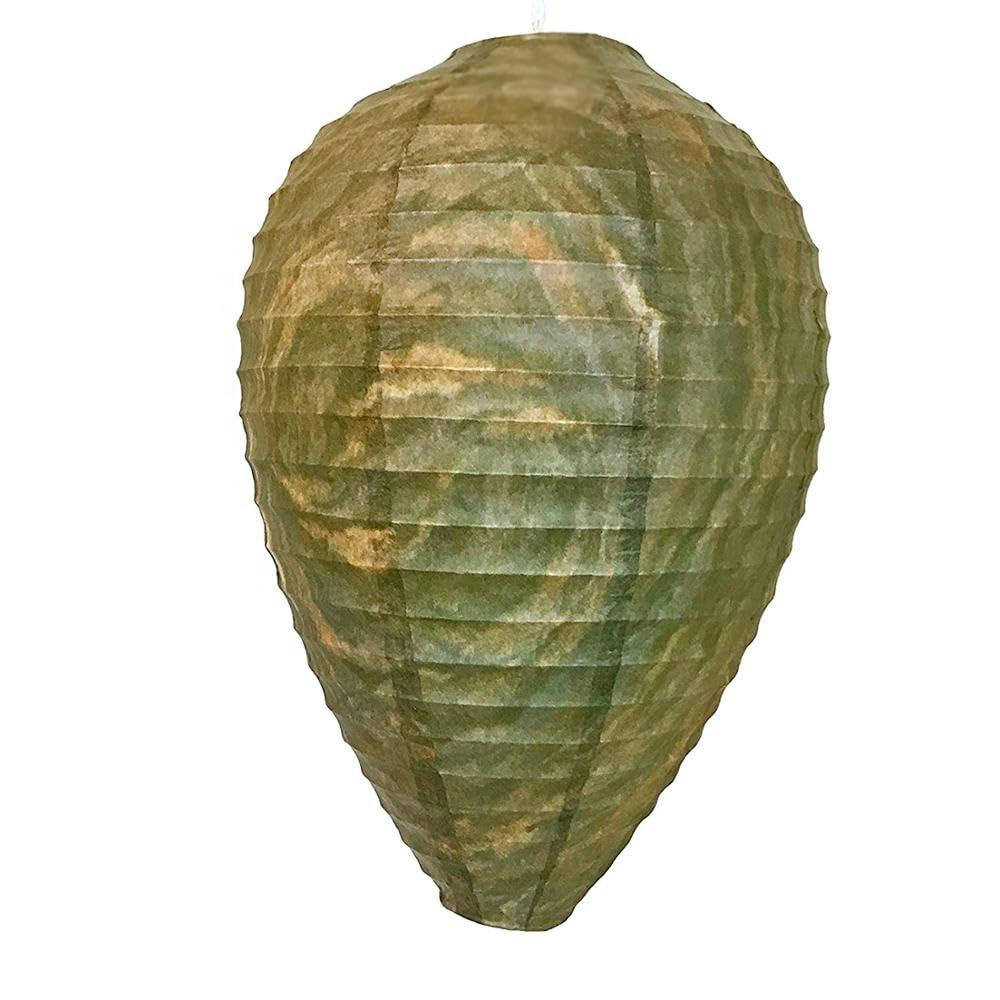 PESTEZE Nido d'esca per vespe in carta mimetica verde