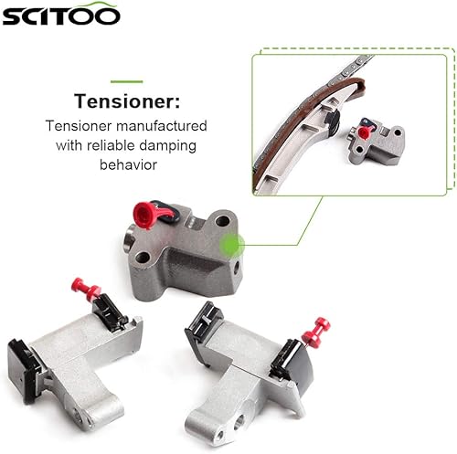 Miniatura 3 de SCITOO TKTO050 TKDG240A TK167 Juego de cadena de distribución del motor que reemplaza a Toyota para Tacoma para Tundra para 4runner FJ Cruiser 4.0L