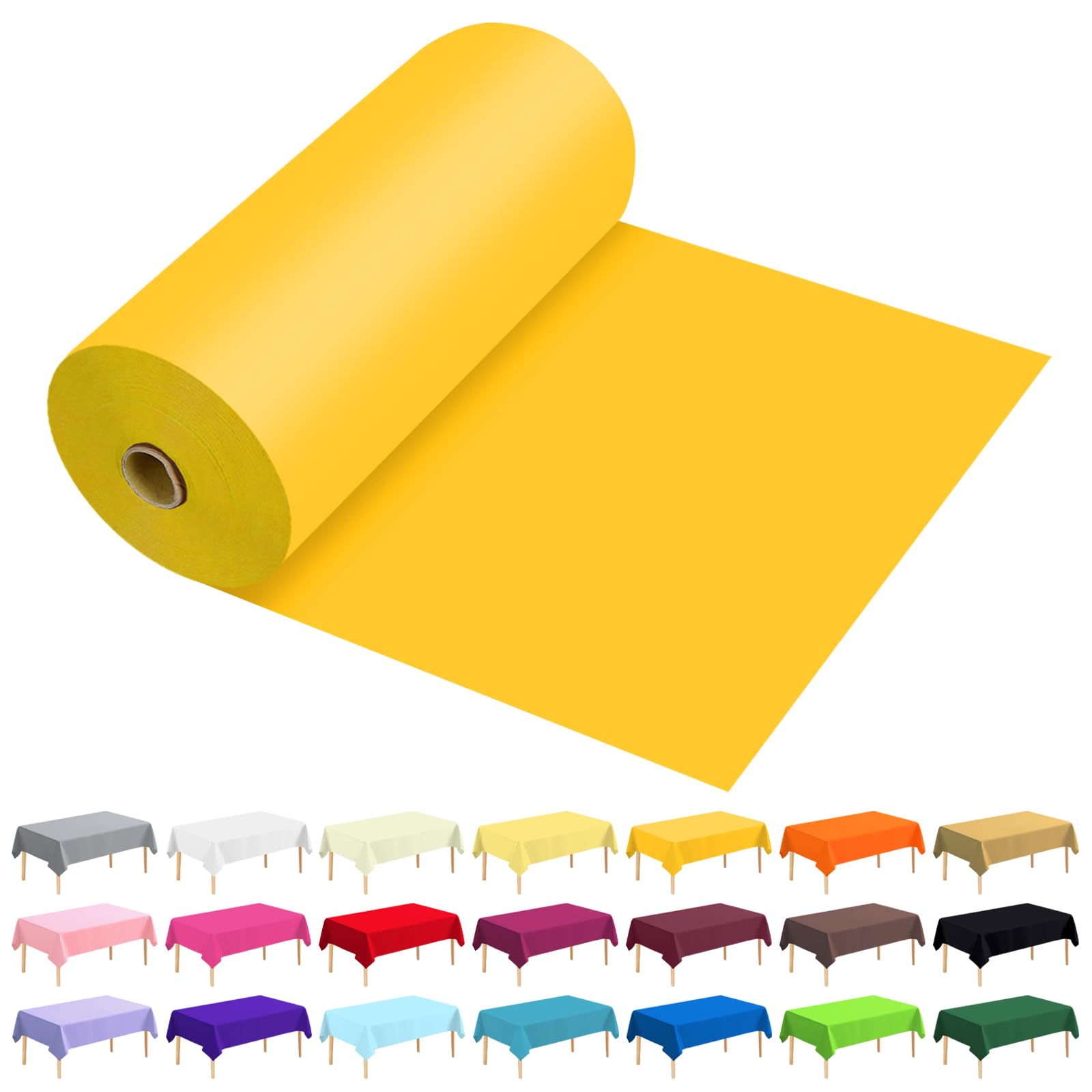 Plastic Table Cover Roll - 54" x 300ft - Blue -23