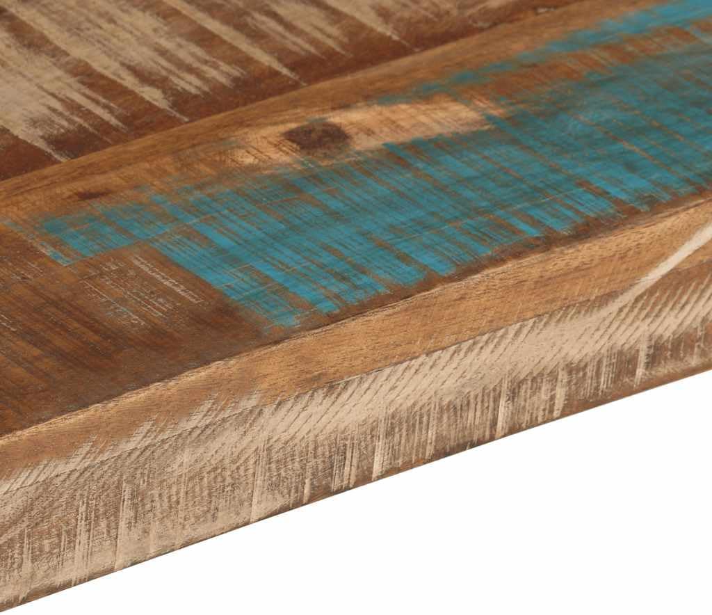 vidaXL Industrial Entertainment Unit - Solid Reclaimed Wood TV Stand with Mixed-Color Finish and Iron Frame - 47.2"x11.8"x15.7"