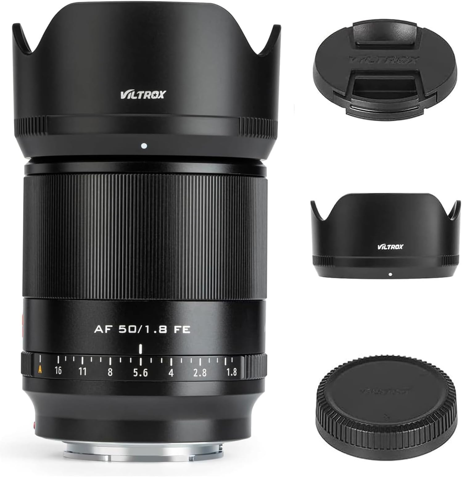VILTROX Fe 50Mm F1.8 For Sony E-Mount Af Lens 50Mm F/1.8 Super Wide Angle Autofocus Lens Full Frame Lens Compatible With Sony A7Cii,A7Iii,A7Iv,A7R,Fx30,Zv-E1,A6100,A6400,A6000,A7S Iii,Multi Color