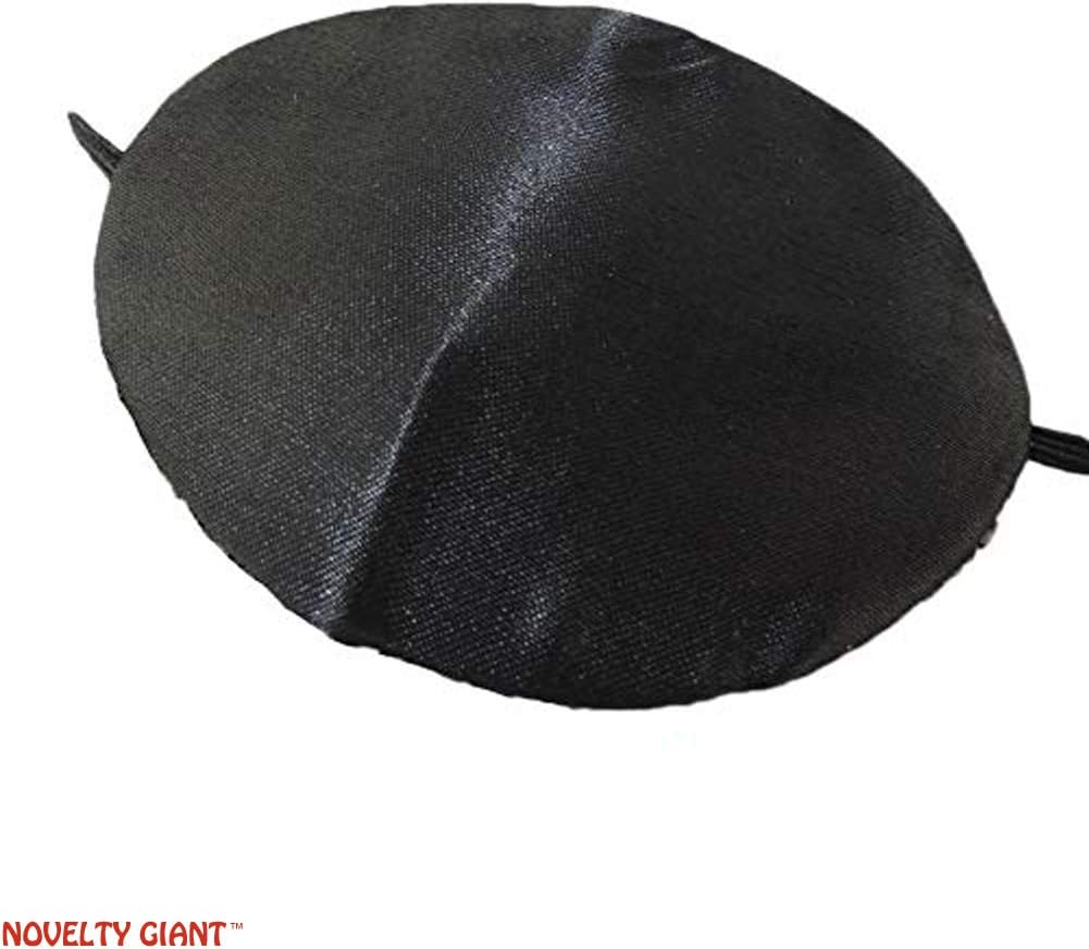 Distressed Brown Caribbean Pirate Costume Tri-Corn Hat Adult with Dreadlocks & Eye Patch - Image 5