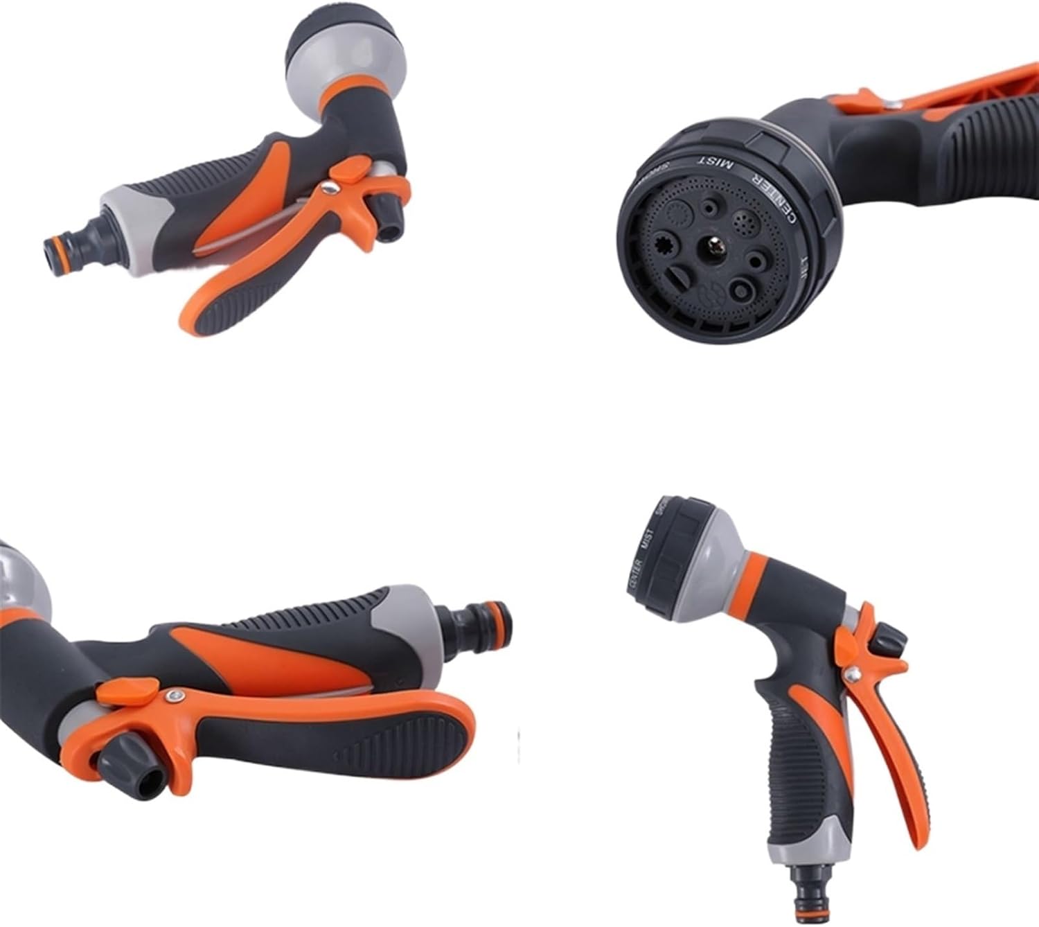 8 Modes Garden Watering Gun High Pressure Spray Irrigation Nozzle Outdoor Lawn Yard Watering Sprinkler Car Cleaning Tools (Color : B)