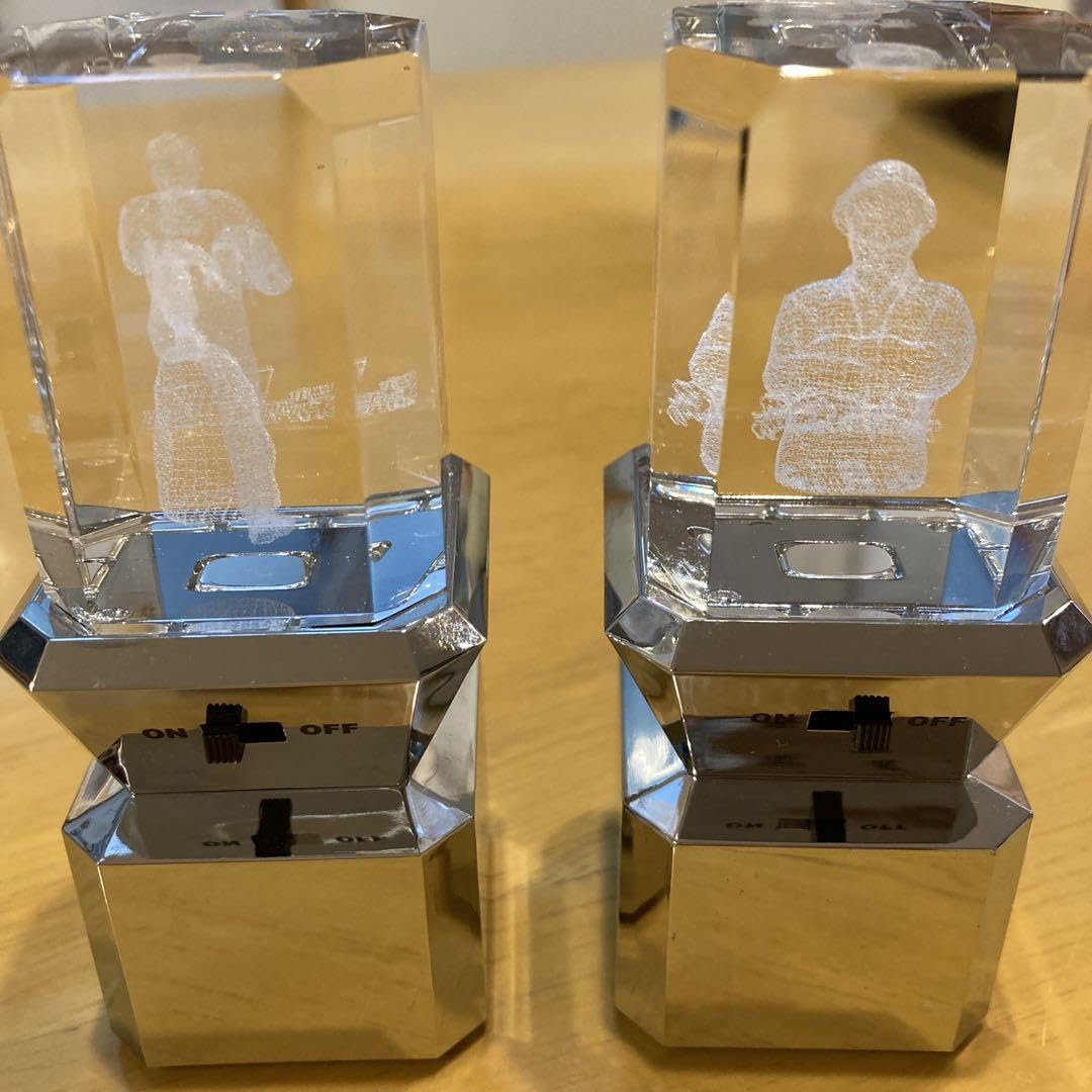 Amazon.co.jp: 石原裕次郎 17周年 記念 クリスタルライト ペア